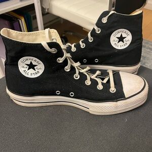 Converse Platform Black and White High-Tops